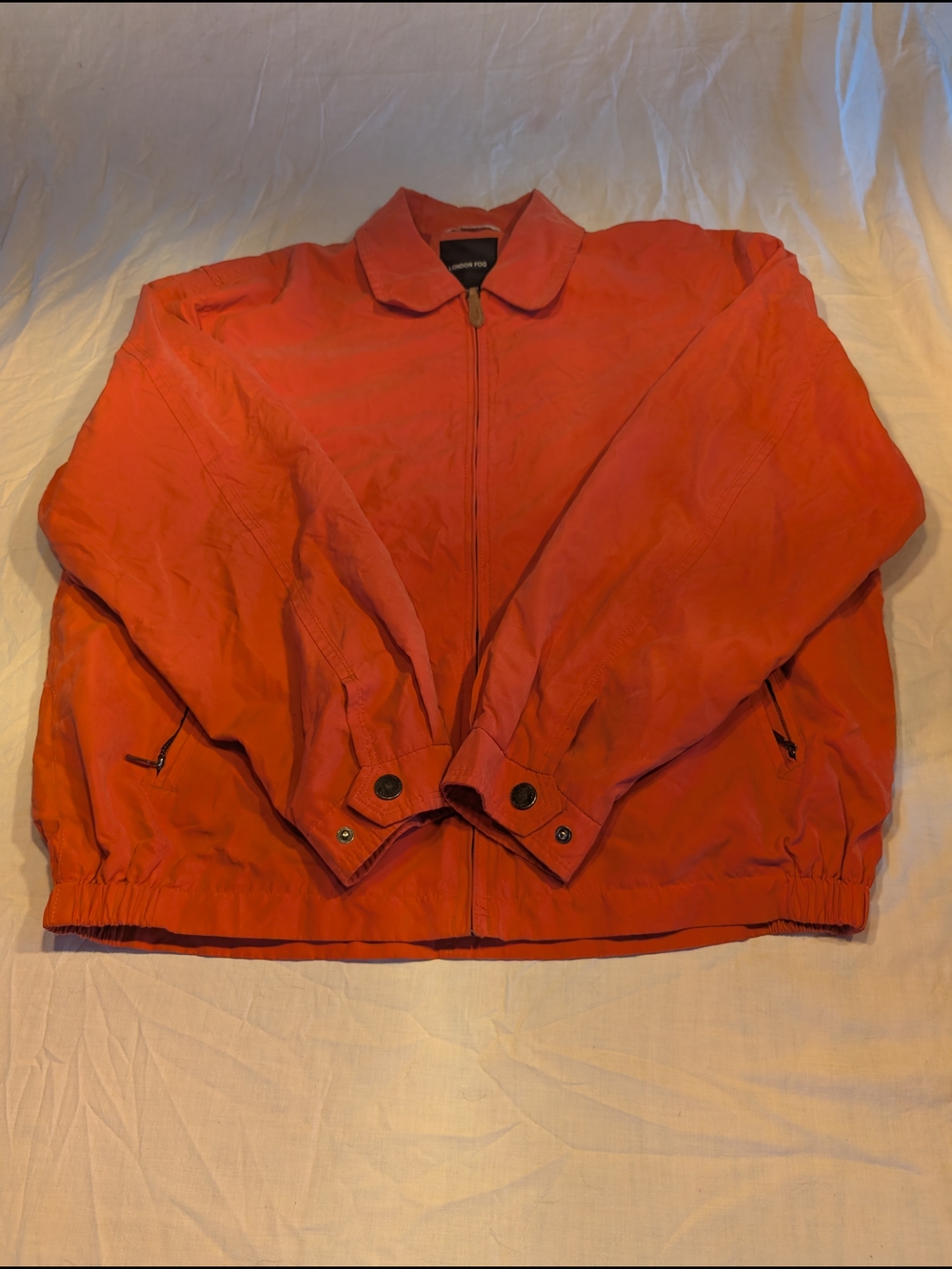2/40$ Men's Classic Zip-Up Jacket in Salmon